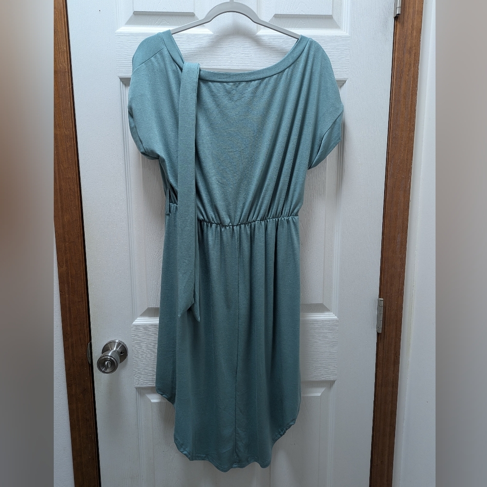 Elegant Teal Dress